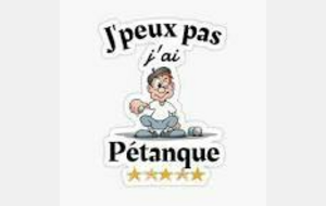 TOURNOI DE PETANQUE DU CLUB